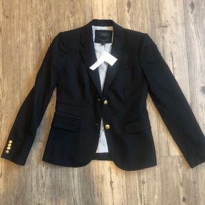 JCrew Schoolboy Blazer NWT sz0 Black